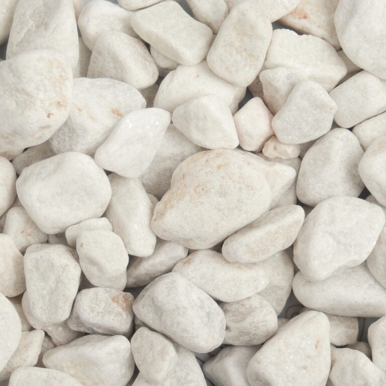 Spanish White Pebbles 40mm Down