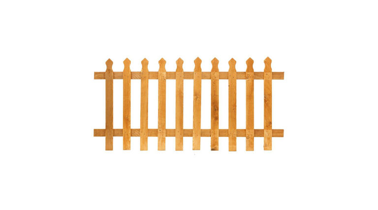 Tulip Picket Fence Panel 6x3