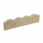 Natural Scalloped Edging
